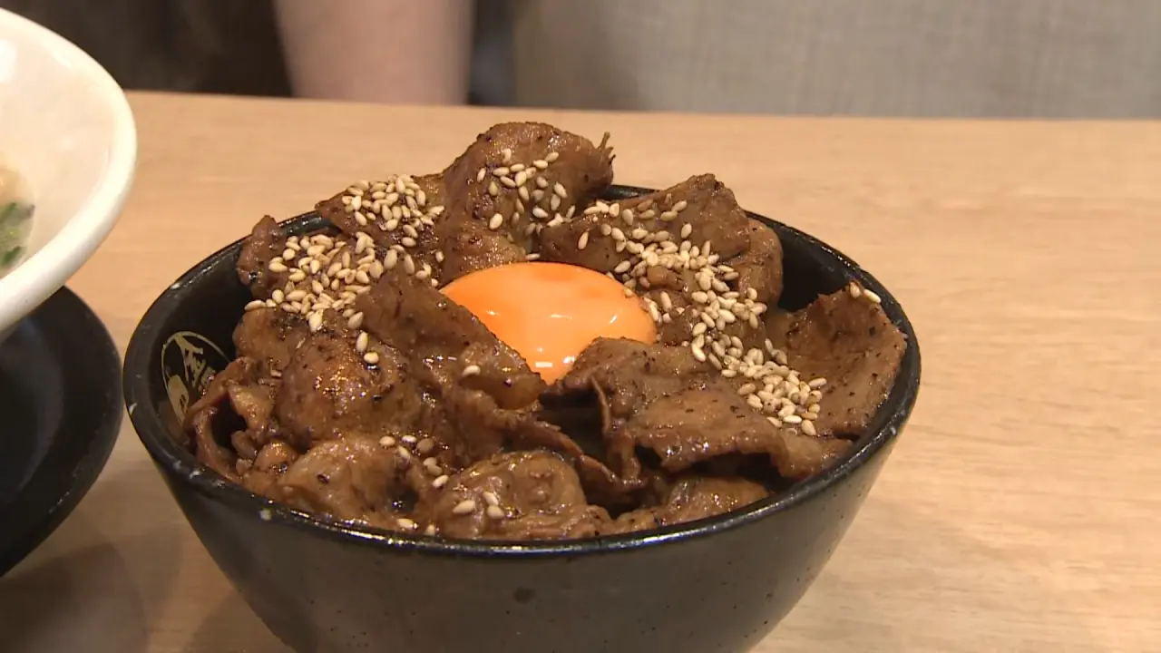 豚玉めしセット　ラーメン+600円（税込）