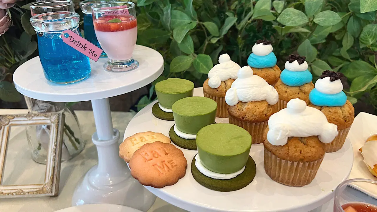 チェシャ猫ケーキ♥️お茶会&クッキー