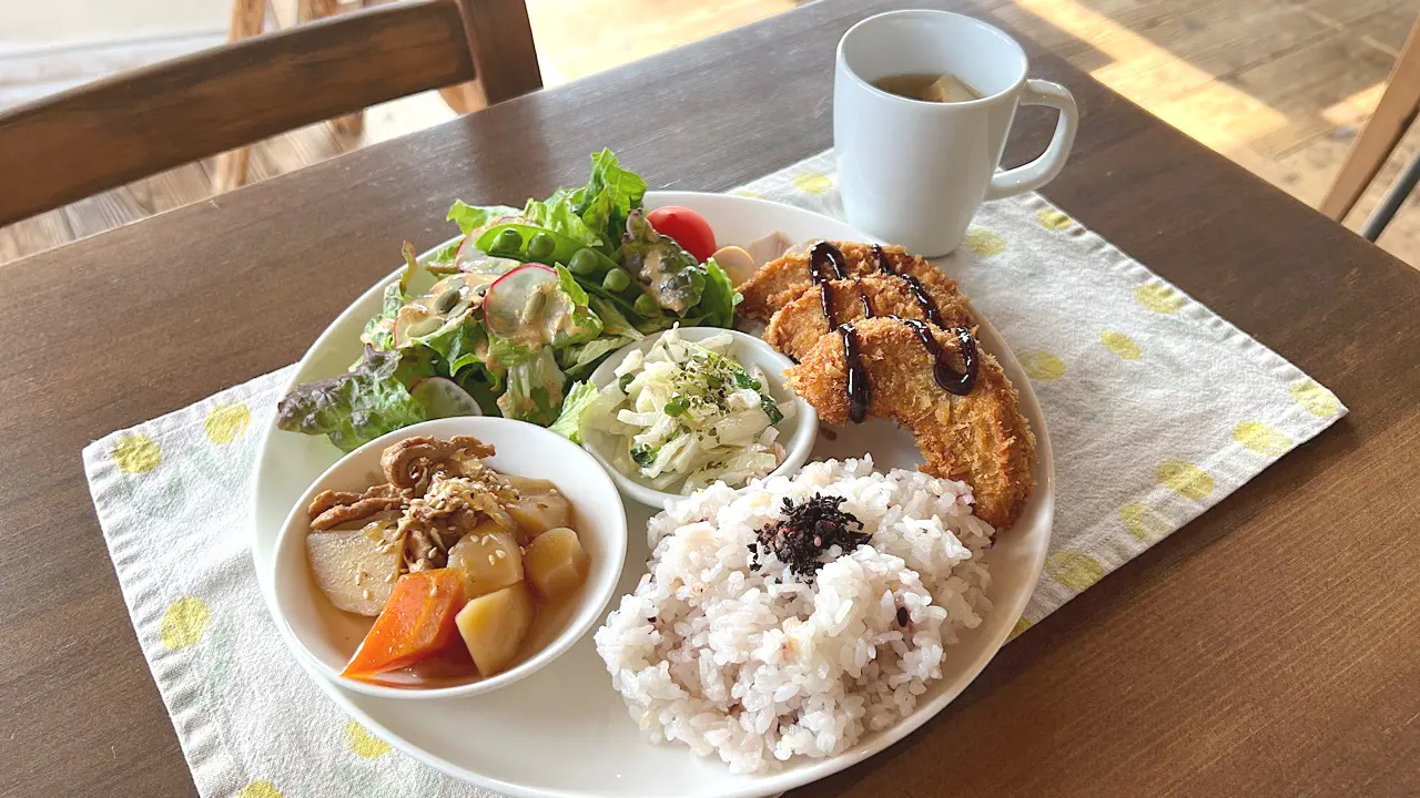 お麩かつプレート　1200円
