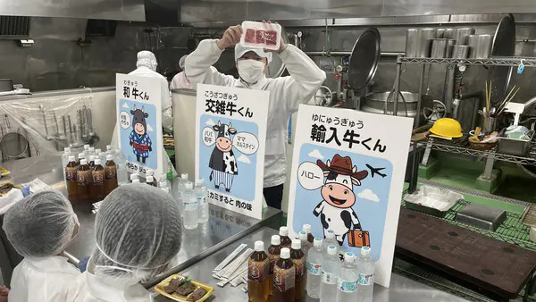 はるくん
お肉を加工するためにクリーン室に入ったり、冷蔵の部屋があったり、冷凍の部屋があったり、トラックから直接建物にお肉が運ばれる部屋の作りになっていたり、色んな部屋が見れて楽しかった！
お肉の食べ比べも、牛のお肉でもこんなに違うんだなって不思議な気持ちになった！全部美味しかった！