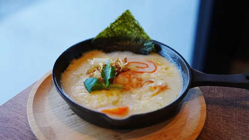白みそクリーム雑煮風スープ