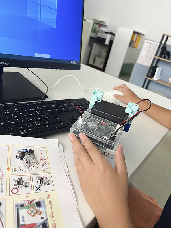 なすび
初めてロボットを動かす事が出来て楽しかった。