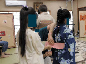 モモンガ
ゆかたを着せるのはむずかしかったけど楽しかったです。
