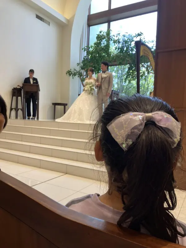 あい
本当の結婚式に参加していたようにかんじました。
