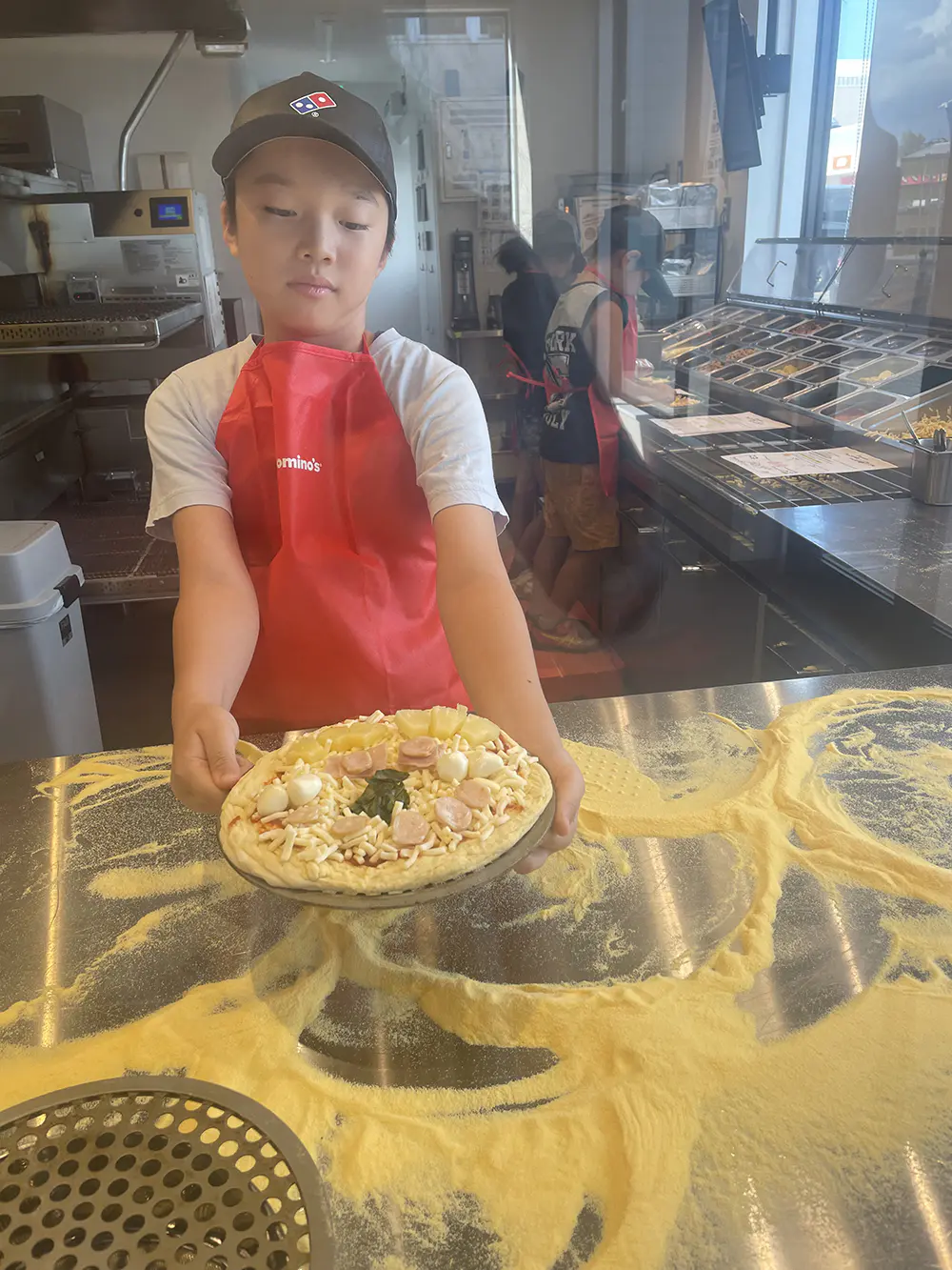 れんくん
生地伸ばすのが大変だったけど楽しかったし、ピザを作る工程が知れて良かったです。

