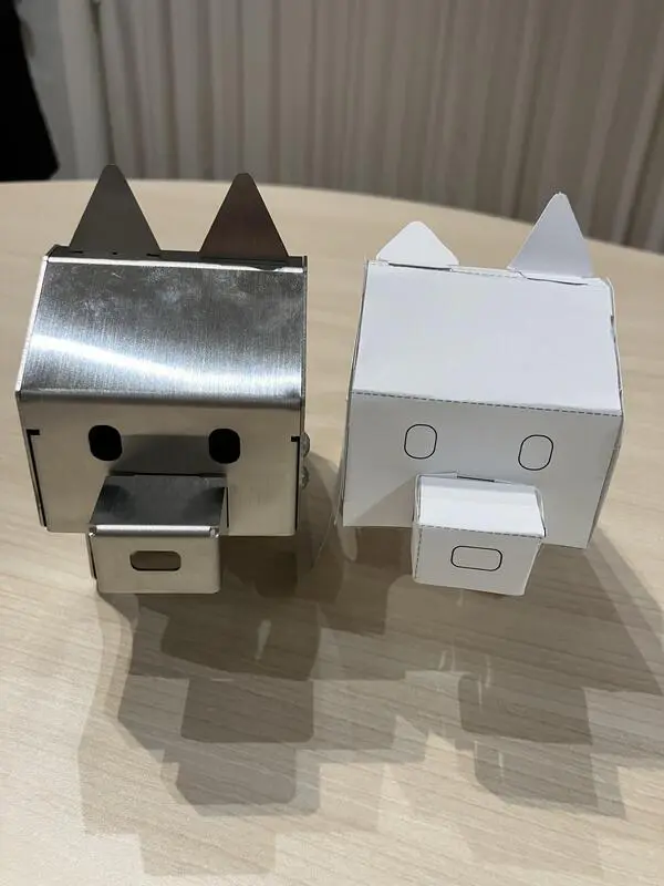そまのすけ
紙で貯金箱を作ったあと、同じ形大きさの金属で貯金箱を作った。ネジを回して作るのが楽しかった。お土産に貯金箱がもらえて嬉しかった。