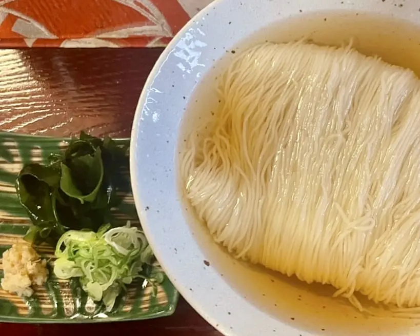 大岩そうめん【旅館だんごや】instagramより