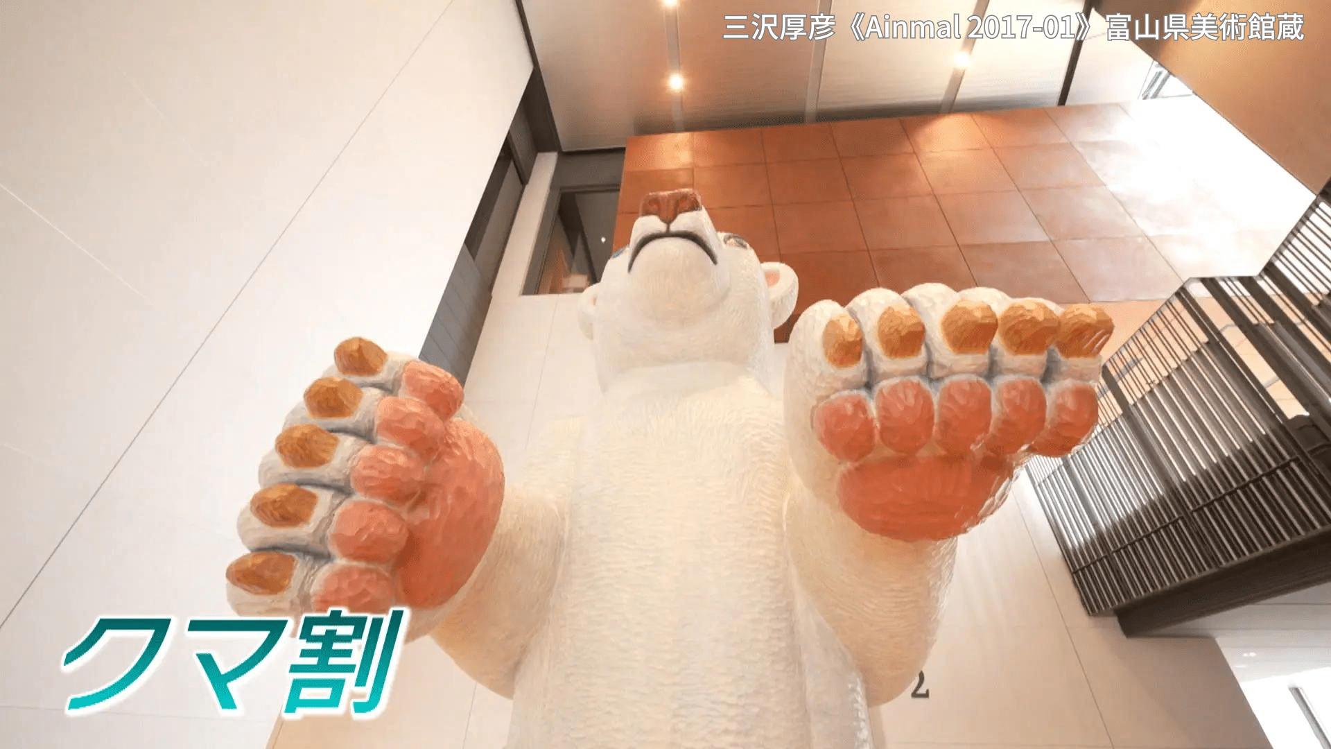 クマ」を見せると割引に!! 【富山県美術館のおトクなクマ割】いったい 