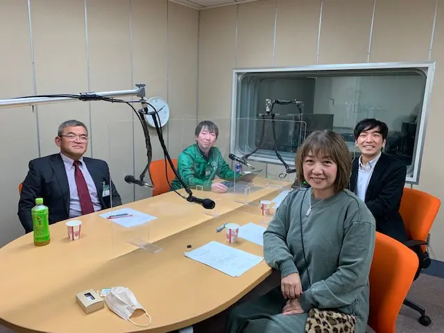 今日から始まる新コーナー「Agri Voice」収録風景