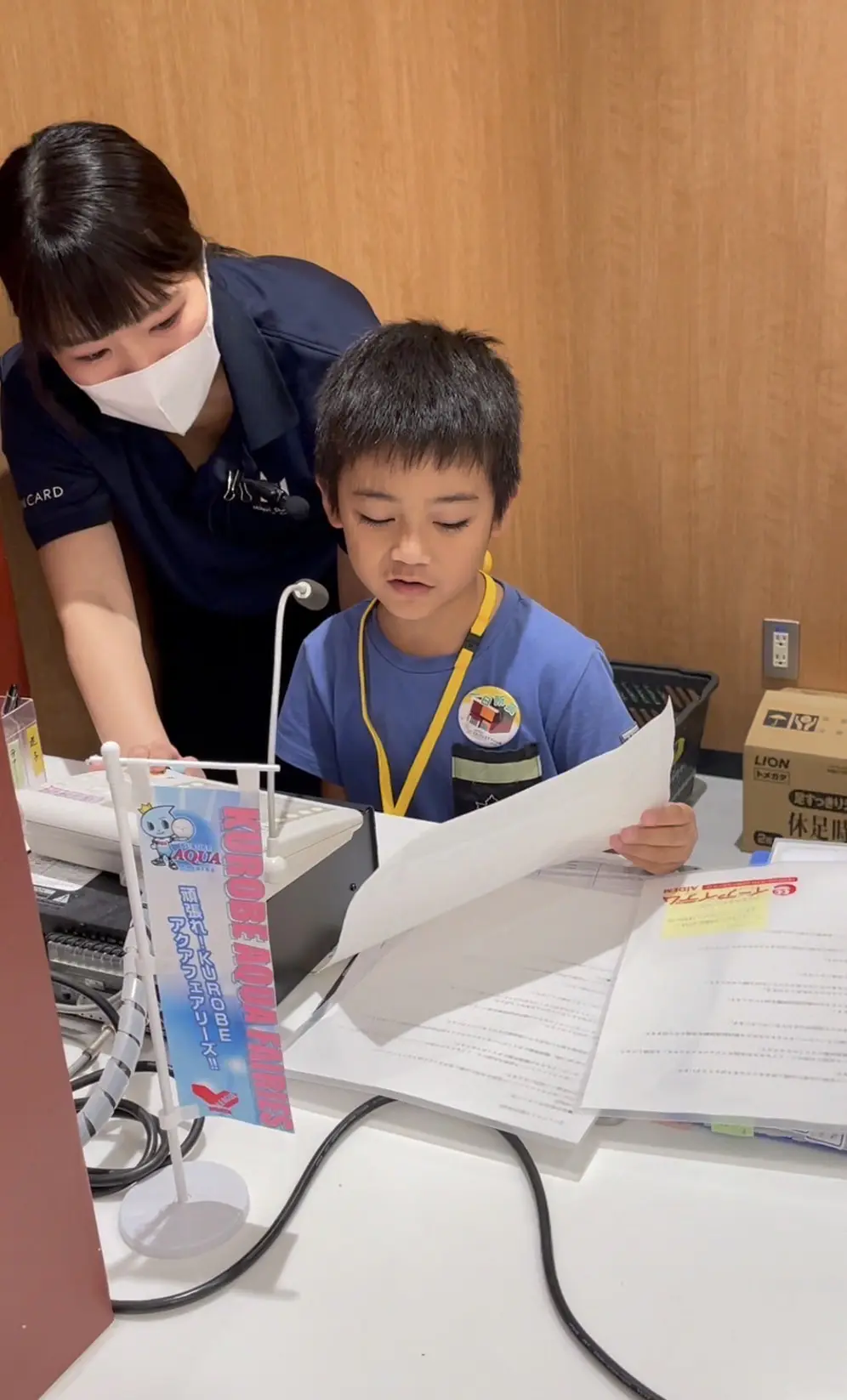 D.S.
館内放送では元気な声で話せたので良かった。お客さんが気持ちよくショッピングできるようなアナウンスって、大切なお仕事だと思いました。