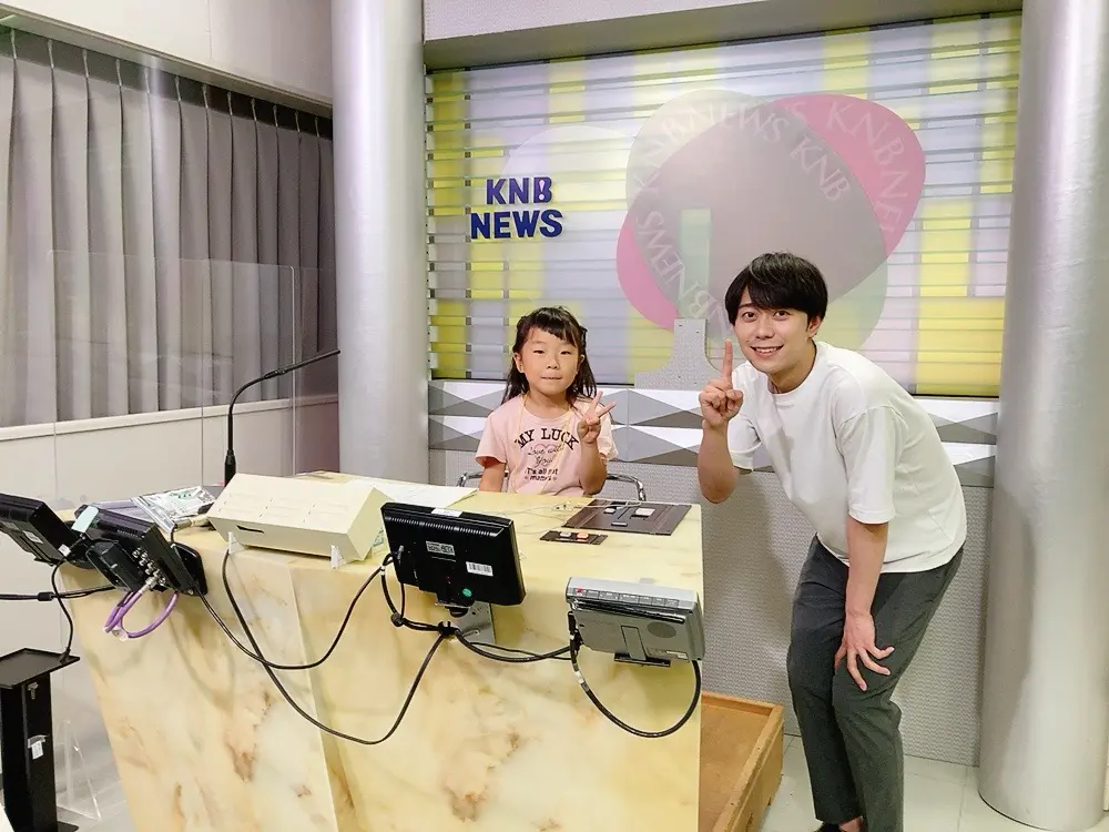 きー
やってみてアナウンサーのしごとの難しさがわかりました。