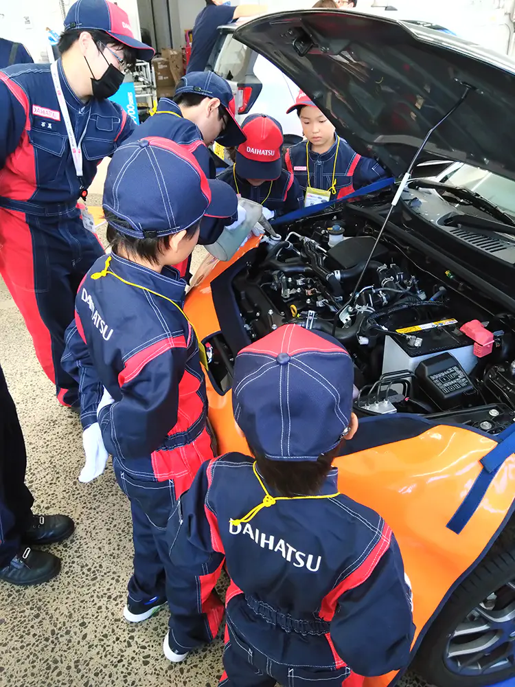 めん類大好き
車の事をいろいろ知ることができて、実際に点検したりして、楽しかったです。