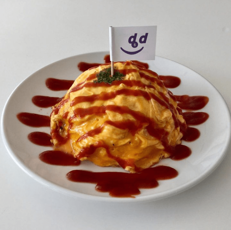 d＆オムライス　1100円