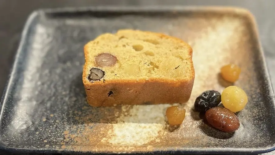 高野豆腐のパウンドケーキ　甘納豆アラカルト
【まめぼう豆instagramより】