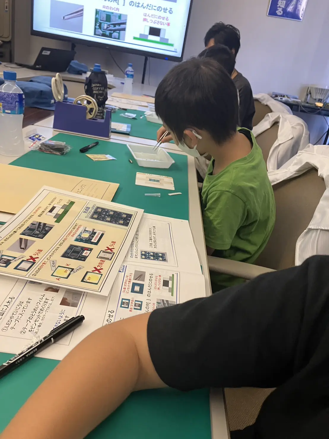 みなんわたん
パーツが小さすぎてくっつけるのが大変だった。

