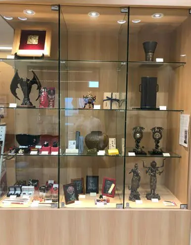 クルン高岡伝統工芸コーナー