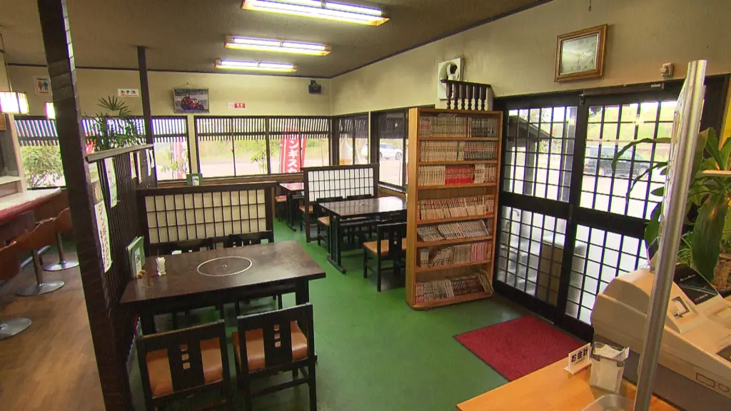 店内は懐かしい雰囲気