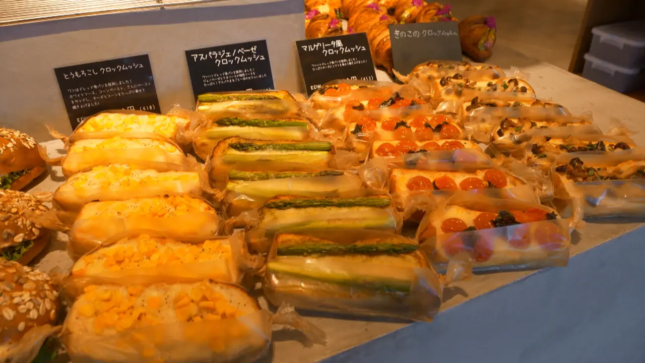 人気のホットサンド クロックムッシュも豊富に揃っています