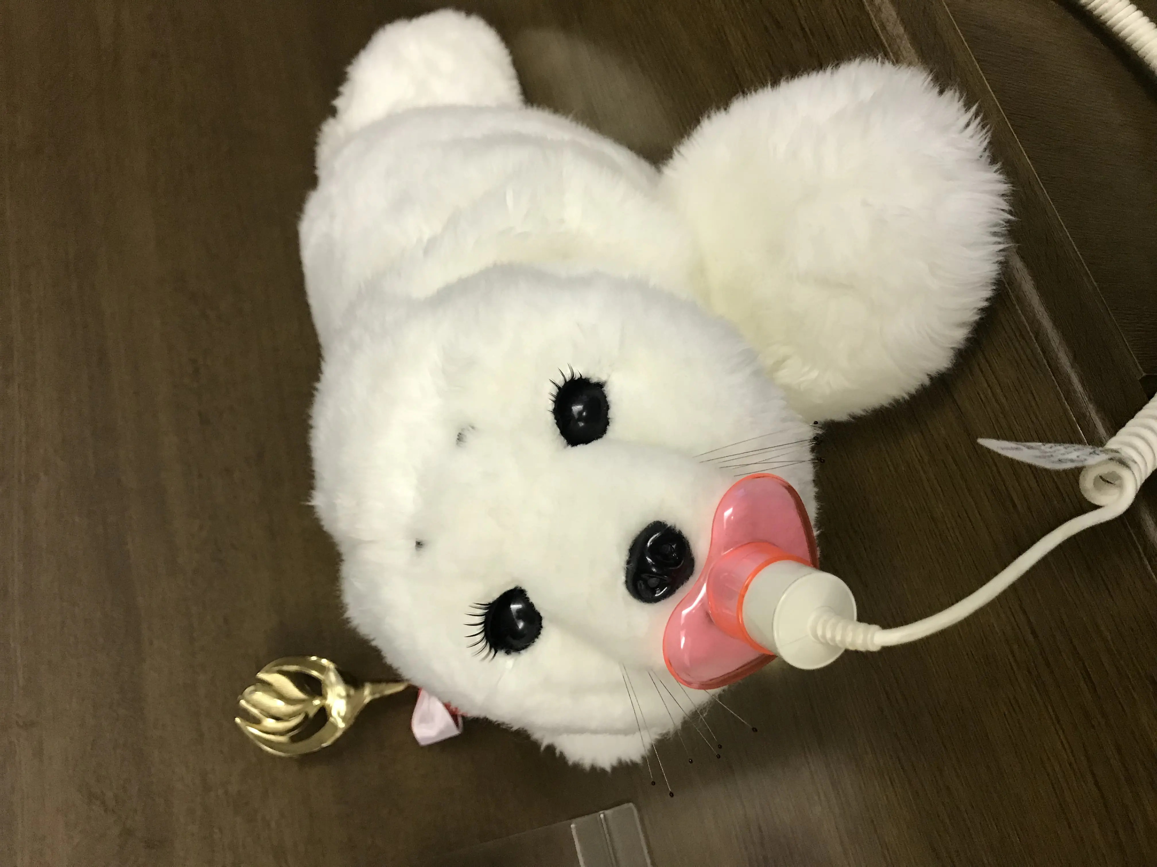 み
お仕事の部屋にパロちゃんがいて、すごく可愛かったです。基盤にはんだでLEDをつけるお仕事をさせて頂きました。ただの四角の部品がランプより強く光って、不思議でした。
パロちゃんの中にもこの基盤というのがたくさんあると聞いて、どんなふうになっているのかな？と思いました。

