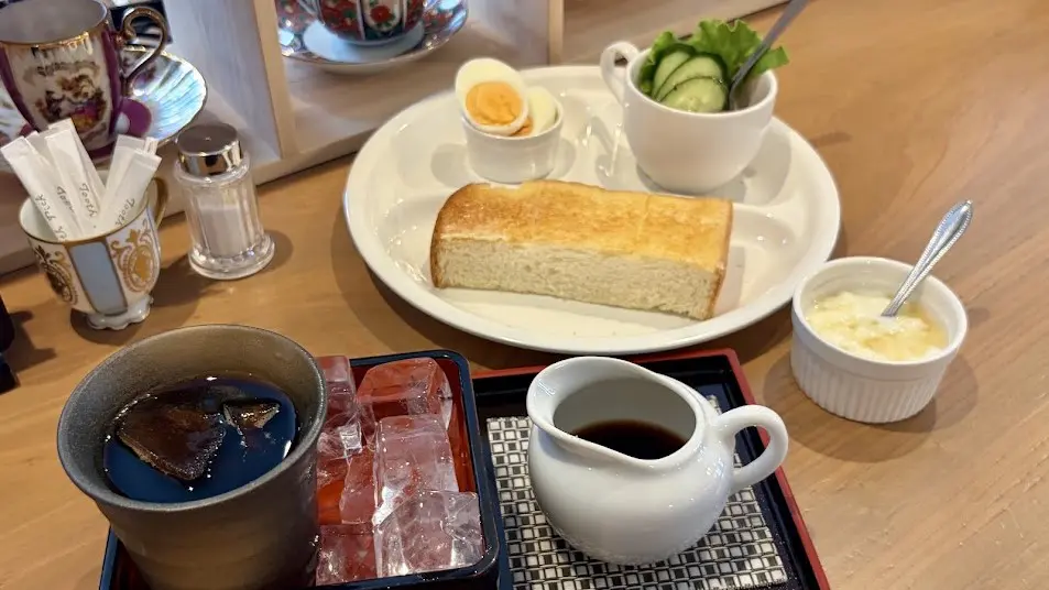 半トースト＆ゆで卵が無料のモーニング！炭焼き珈琲店【珈琲さぼ】サボりたい人＆子供連れ大歓迎！