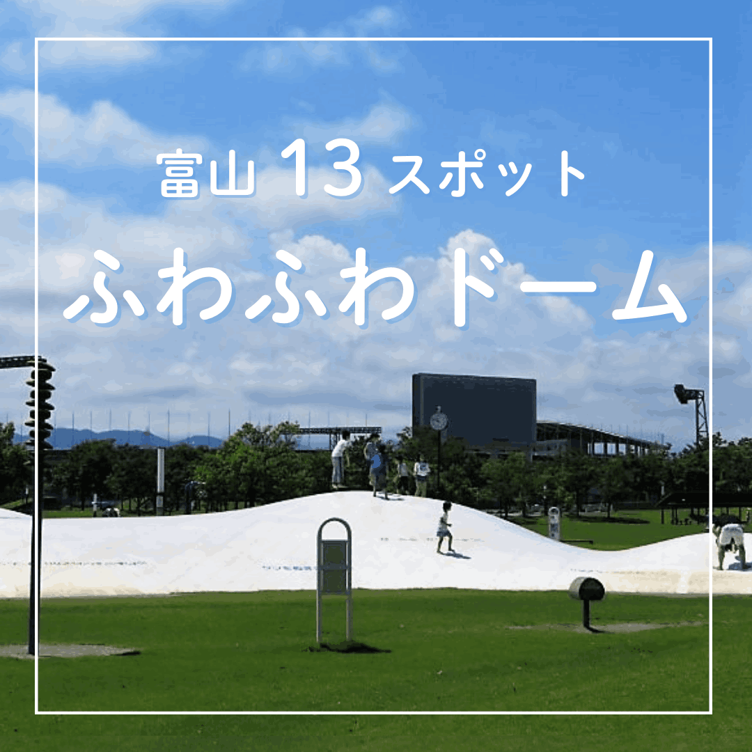 美術館の屋上、標高300ｍの高台、植物園の庭、空調完備の屋内…こんなとこにも!? 子供に大人気【富山のふわふわドーム13スポット】