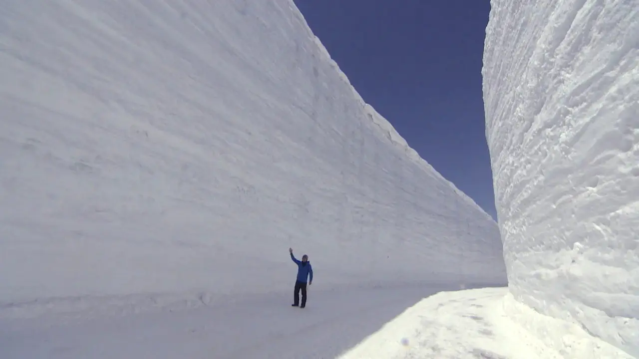 絶景“雪の大谷”2026年は高さ12m【立山黒部アルペンルート】全線開業55