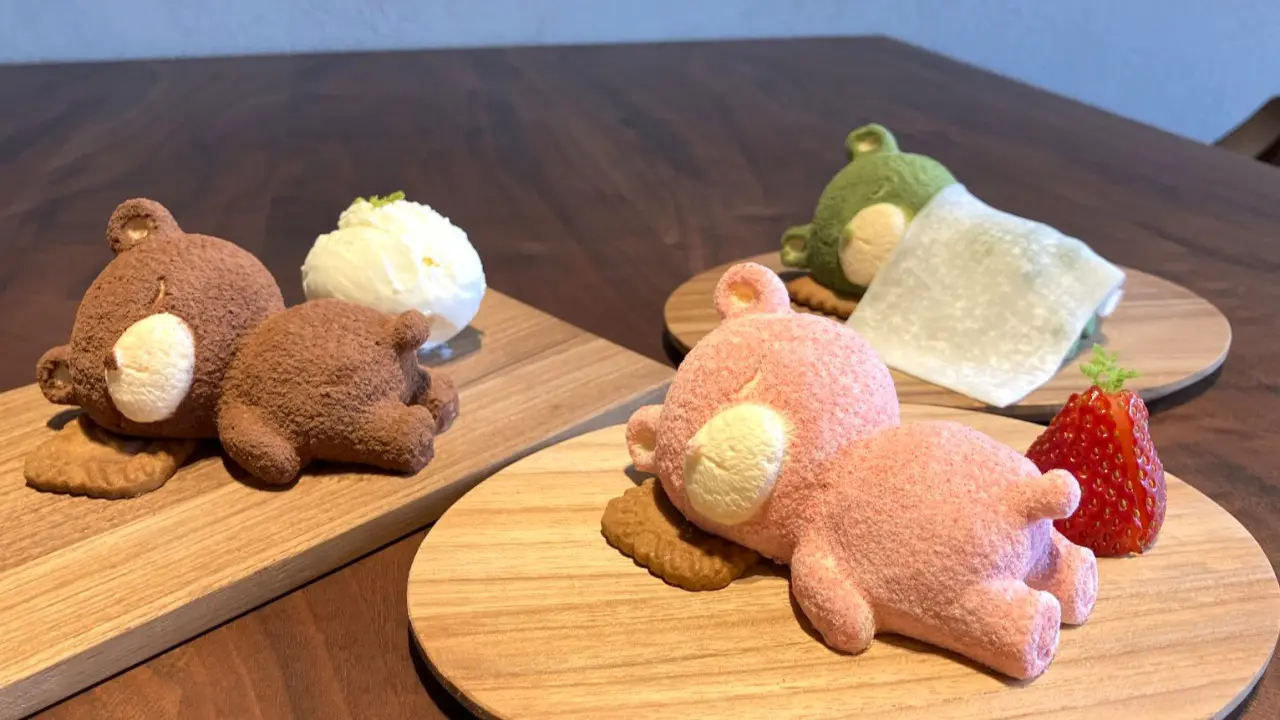 くまさんが寝てる!! 激カワほっこりスイーツの癒し系カフェ【nōte】春