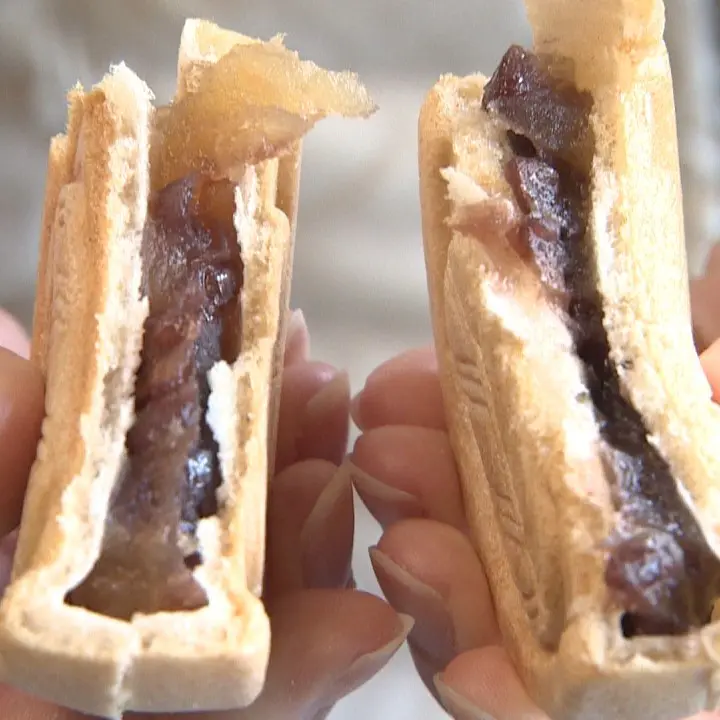 名物は白あん＆小豆あんが一度に楽しめるパリパリ2色最中【斗々庵 二俣屋】大正元年創業 射水・小杉の老舗和菓子店