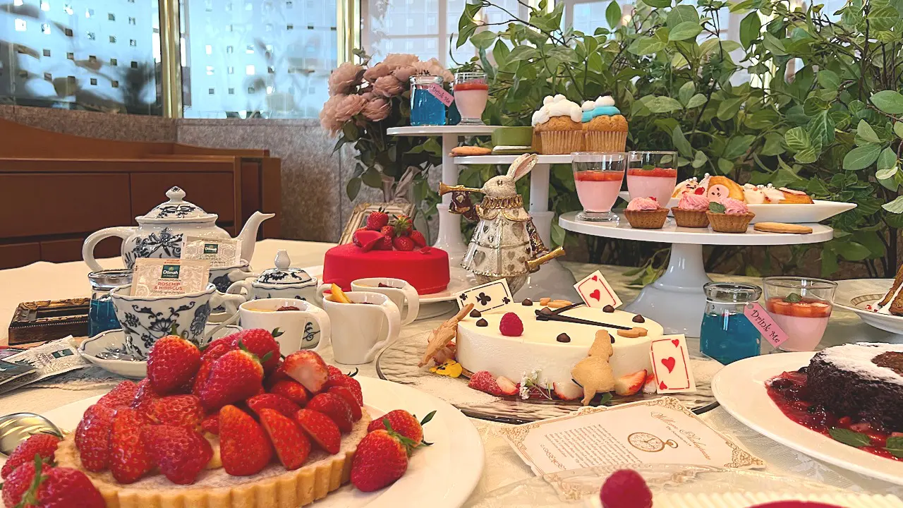 チェシャ猫ケーキ♥️お茶会&クッキー