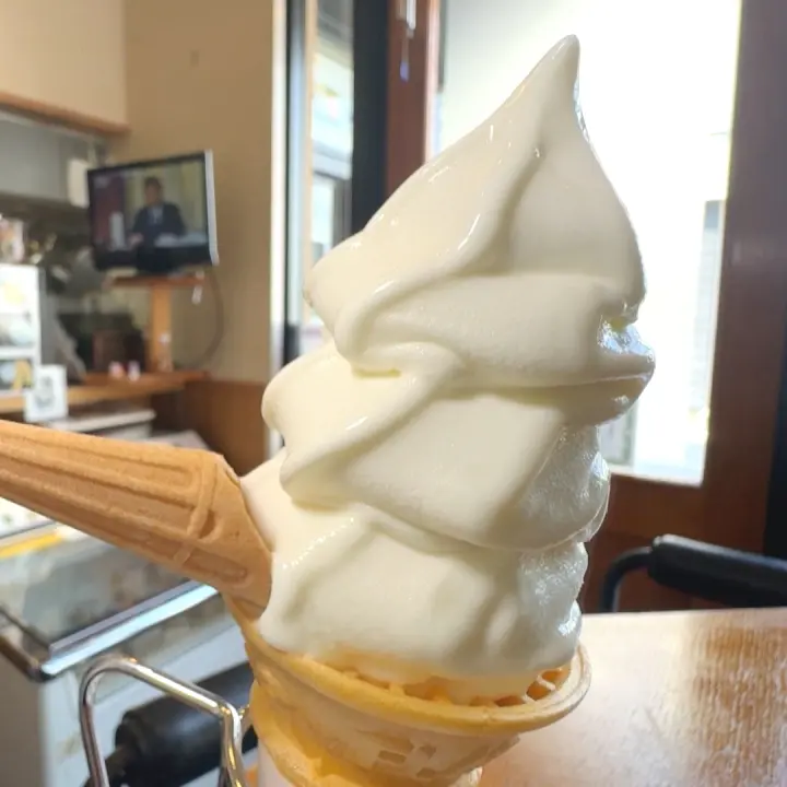 富山のまちかどで90年 さっぱり＆リッチなソフトクリーム【平野屋】千石町通り商店街のアイスクリーム専門店