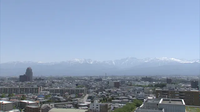 富山市で30度を超える　今年初の真夏日に